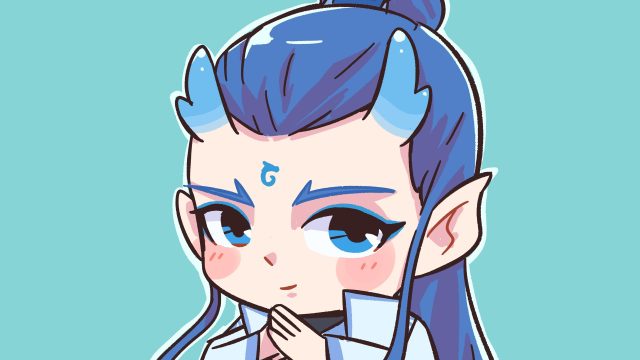 简约 Q版 敖丙 4K 哪吒 魔童闹海 4K壁纸