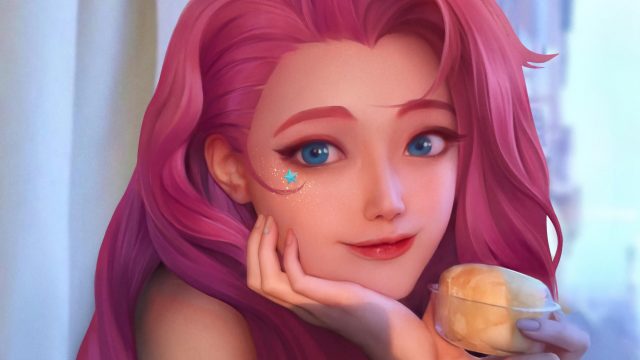 英雄联盟LOL星籁歌姬,KDA,ALL,OUT,同人,萨勒芬妮4k壁纸