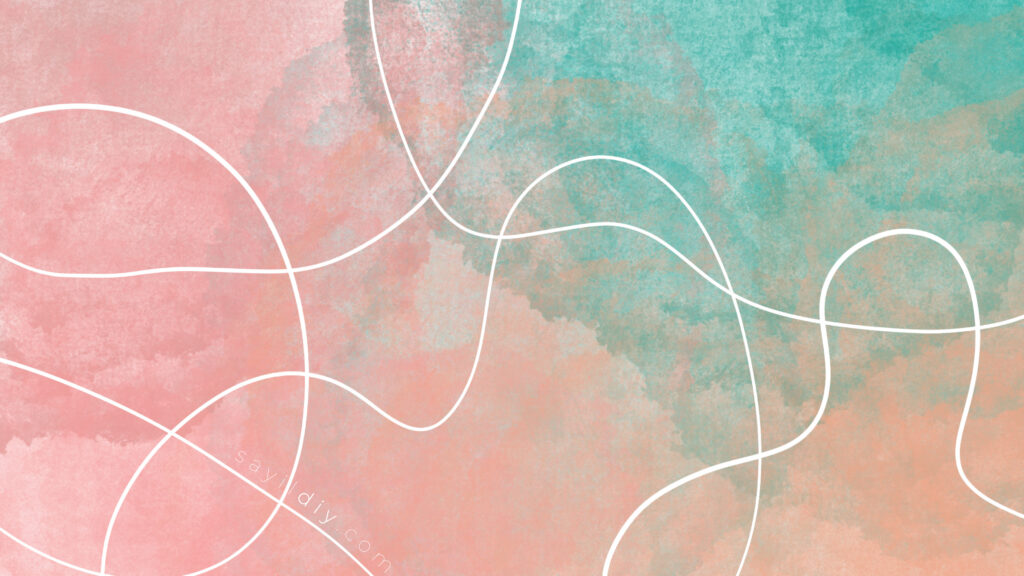 粉绿渐变线条背景4K高清桌面壁纸素材下载