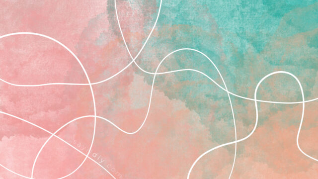 粉绿渐变线条背景4K高清桌面壁纸素材下载