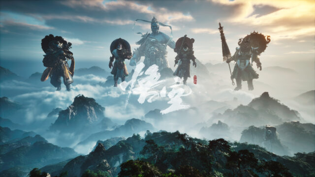 黑神话悟空天庭众神国风仙侠 4K 游戏壁纸 高清电脑桌面图片免费下载